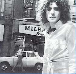 This was possibly the last picture ever taken of Marc Bolan.